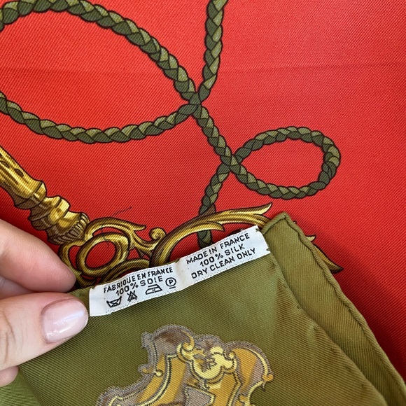 Hermès “Les Cles” Silk Scarf - Picture 13 of 13
